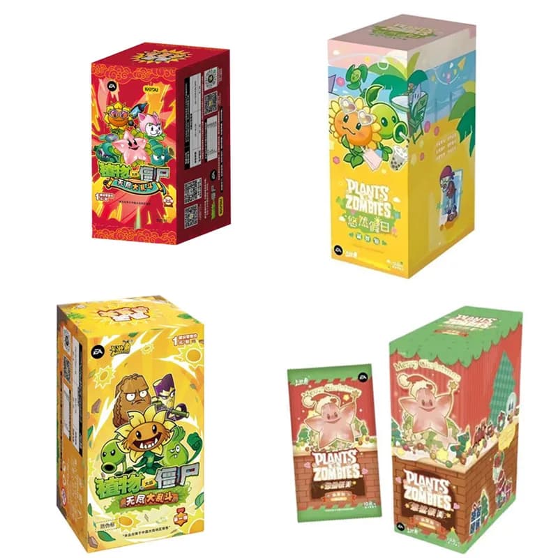 KAYOU Piante originali contro. Carta Zombies Vacanza piacevole Sprout Pack Gioco Periferico Misterioso Egitto Collezione Carta Giocattolo Regalo