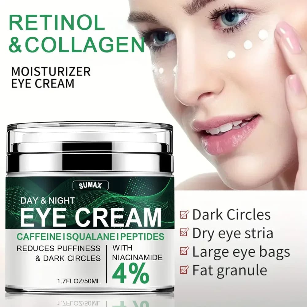 Nicotinamide Eye Cream Dark circles Remove bags under hyaluronic acid Hyaluronic serum against swelling Eye care gel