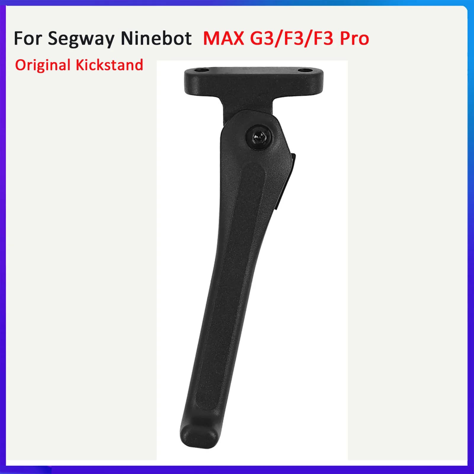 Cavalletto originale per Ninebot Segway MAX G3/F3/F3 Pro Scooter elettrico Supporto per piedi Supporto per parcheggio Parte laterale