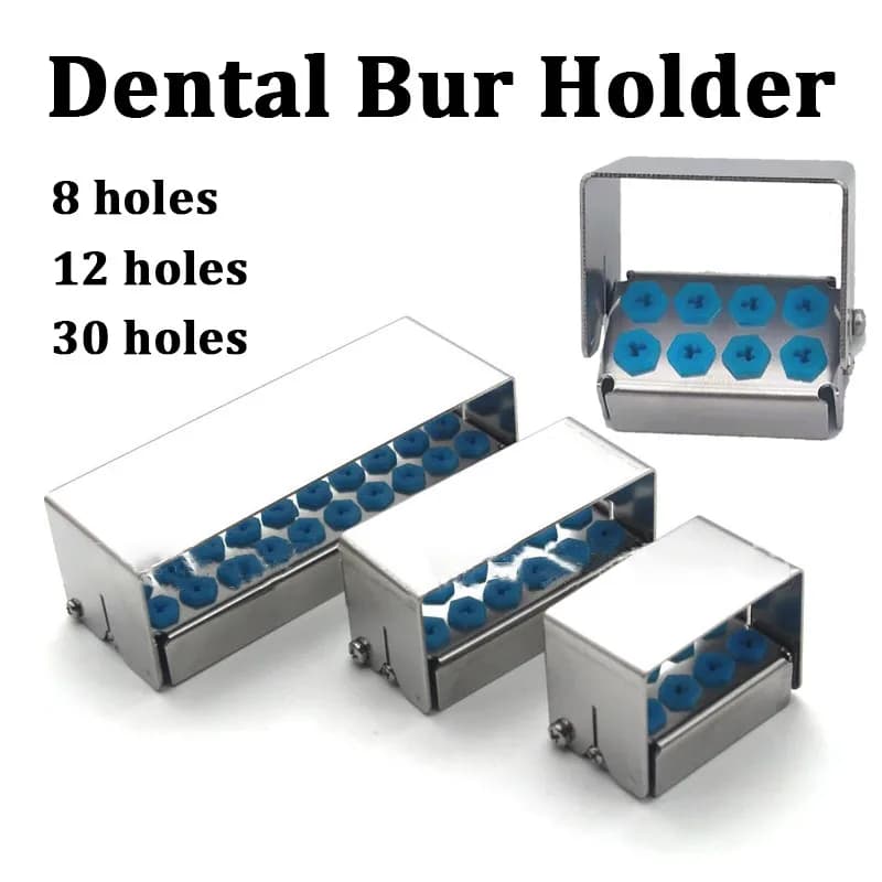 Organizer of endo file disinfection boxes with autoclave sterilizer housing with 8/12/30 hole dental braking support