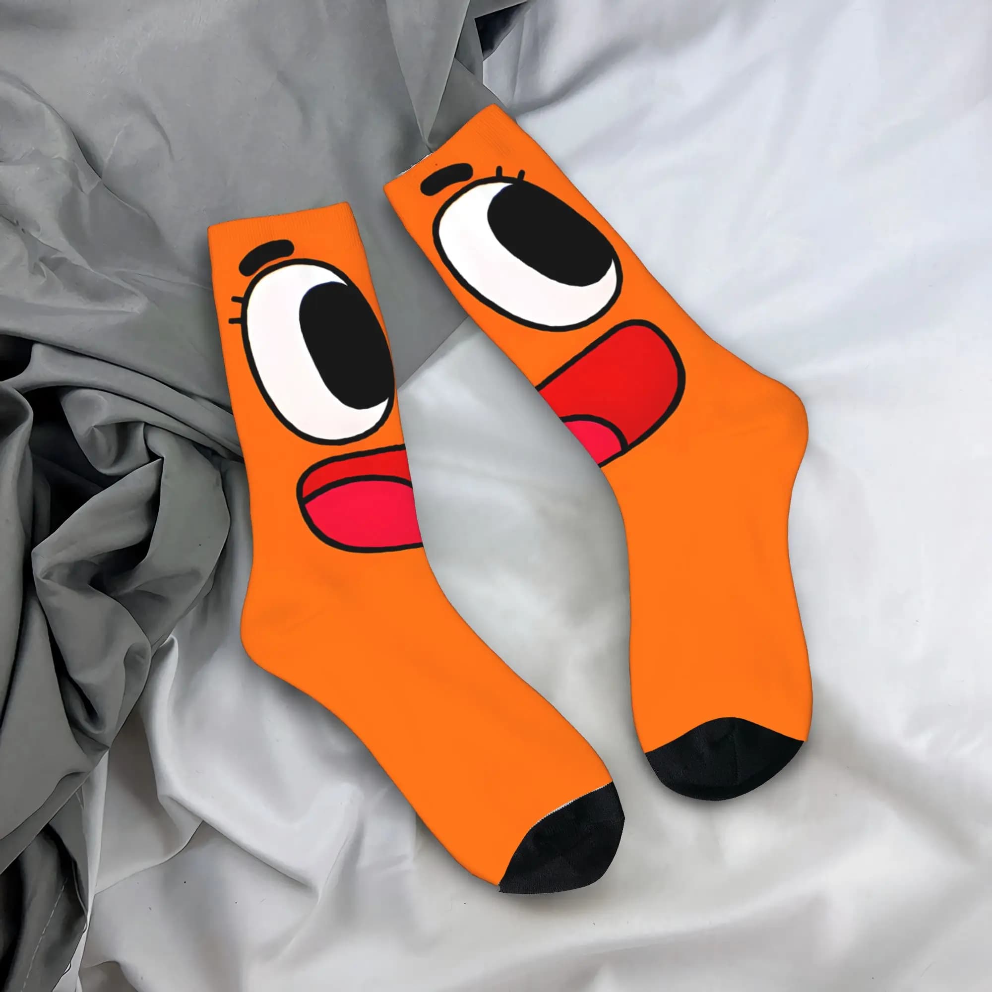 Gumball Gum Ball Watterson Amazing Cartoon Socks Anti Skid Stockings Men Medium Soft Sports Socks Winter Casual Pattern Socks