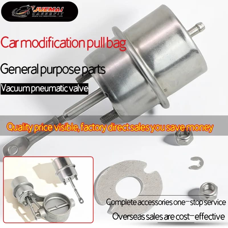 VE valvola di controllo del ritaglio dello scarico variabile in acciaio inossidabile Set attuatore per vuoto 51MM 60MM 63MM 76MM tubo stile chiuso universale