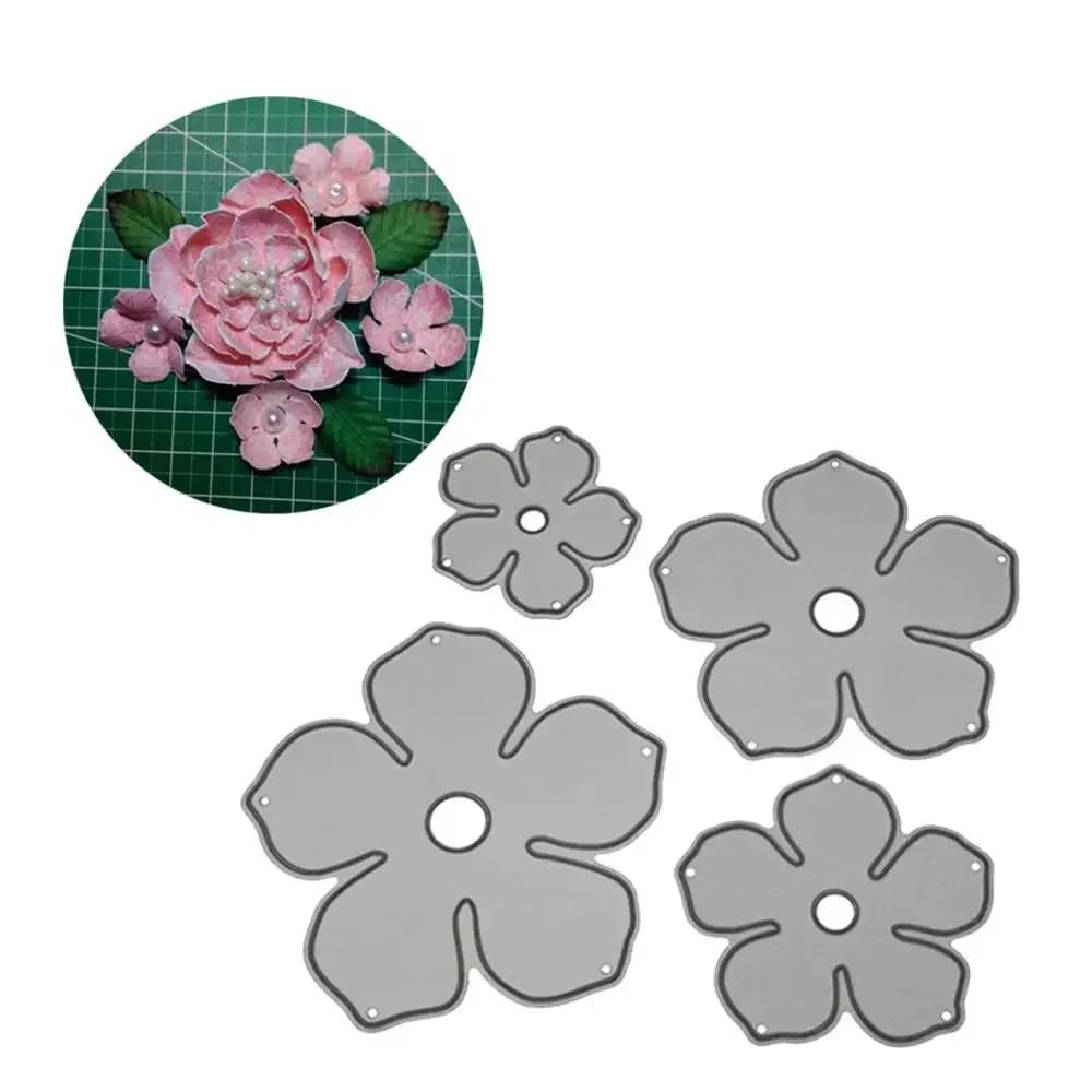 1 Set Metal Flowers Cutting Dies Handmade Stamps Craft DIY Scrapbooking Stencil Embossing Stencils