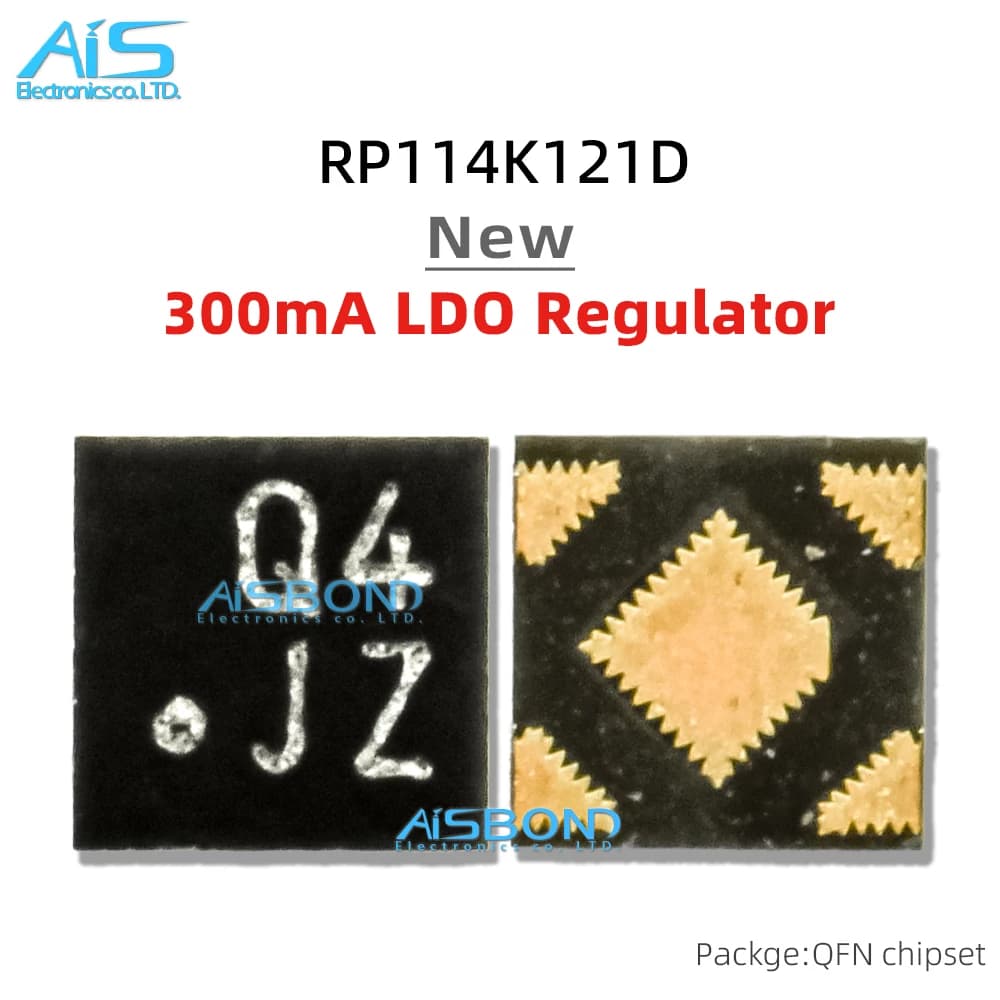 10 Pz/Lot New RP114K121D RP114K121D-TR Marking Q4 LDO Regulator For Smart Phone Machine Mobile Photo Chip Supply