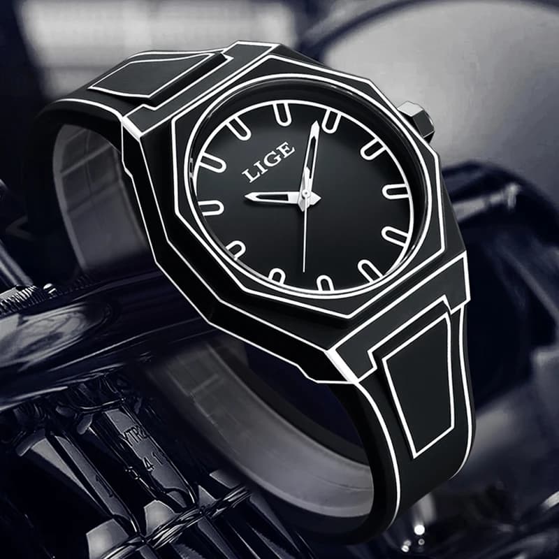 LIGE Orologio da uomo Orologi da polso al quarzo moda per uomo Top Brand di lusso Sport militare Cronografo impermeabile Relogio Masculino