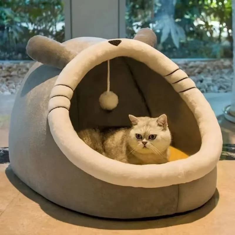 Cuccia per gatti quattro stagioni, calda per l'inverno, materassino per gatti rimovibile e lavabile, forniture all'ingrosso per animali domestici