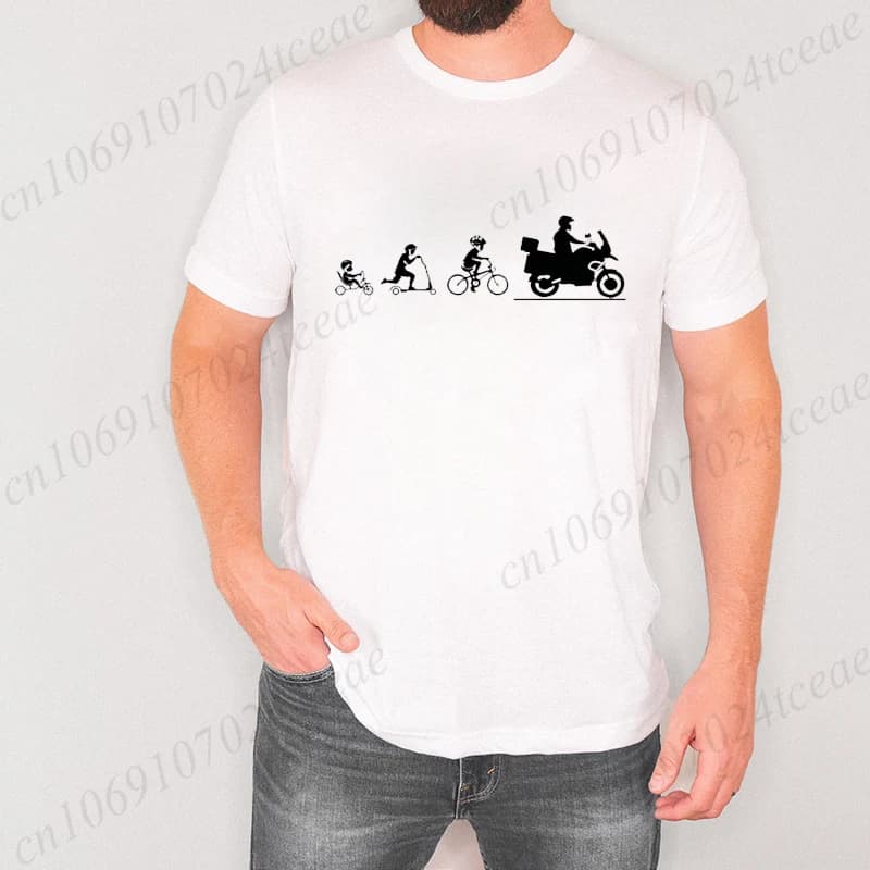 T Shirt for Men Motorrad Adventure Enduro Motorcycle Bike Men Fashion Style Design Clothing Men T-Shirt Casual Tees Short Sleeve