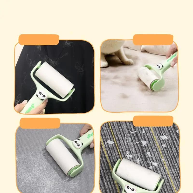 Dispositivo adesivo per rullo per pelucchi per peli di animali domestici Dispositivo adesivo per capelli per vestiti Mobili Tappeto Divano Seggiolini per auto Lavanderia Cani da compagnia Gatto