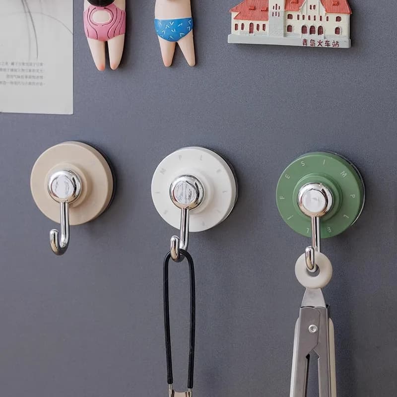 Accessori per la casa Gancio a ventosa riutilizzabile Appendiabiti da parete Portachiavi Decorazione della stanza Portasciugamani da cucina Ganci da bagno per appendere
