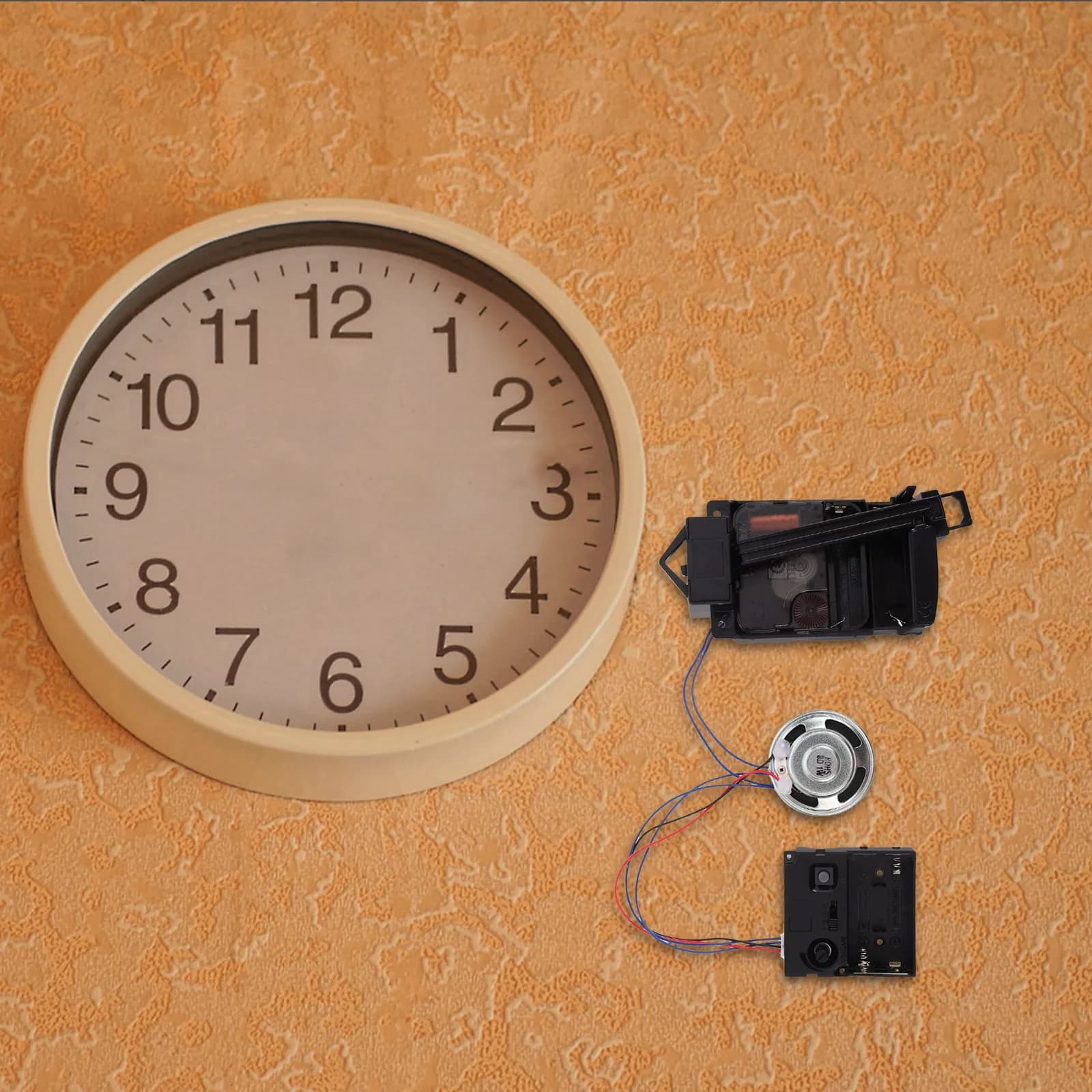 Set di Meccanismo per Orologio a Pendolo di Precisione con Carillon e Suoneria Oraria, Funzione Oscillante Silenziosa, Facile Installazione