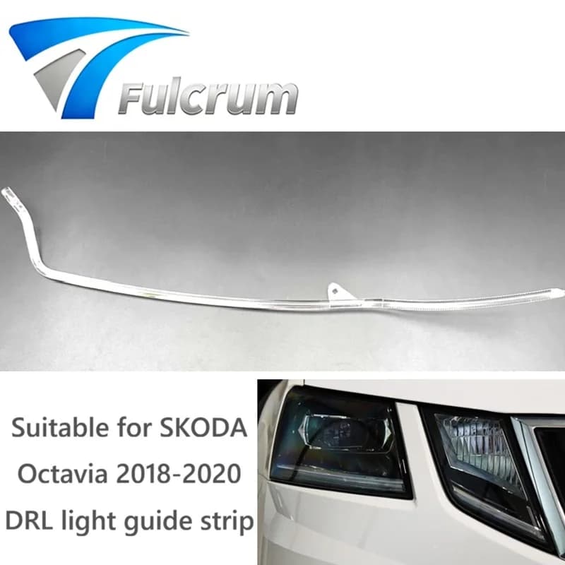 Suitable for Skoda Octavia 18-20 Daytime Running Tube DRL tube Light Guide Plate Daytime Running Lights Daytime Running Strip