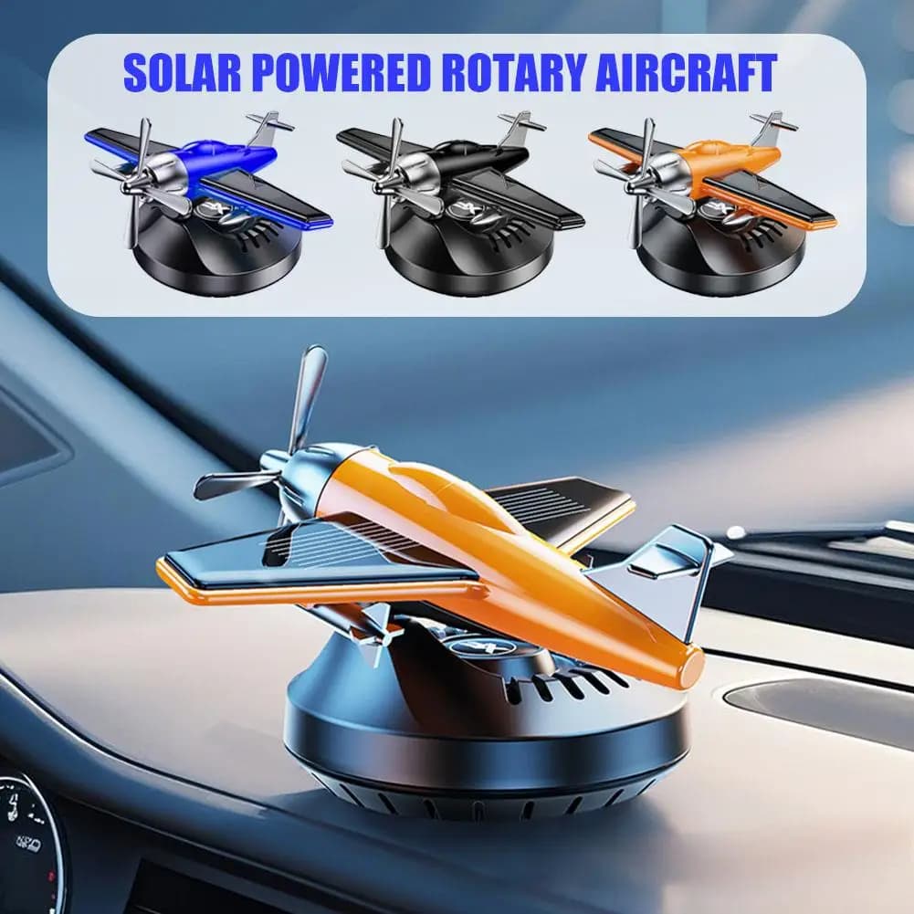 Solar Powered Elica Rotating Fighter Deodorant for Car Dashboard Aroma Perfume Air Aerial Perfume J2Y8 fragrance diffuser