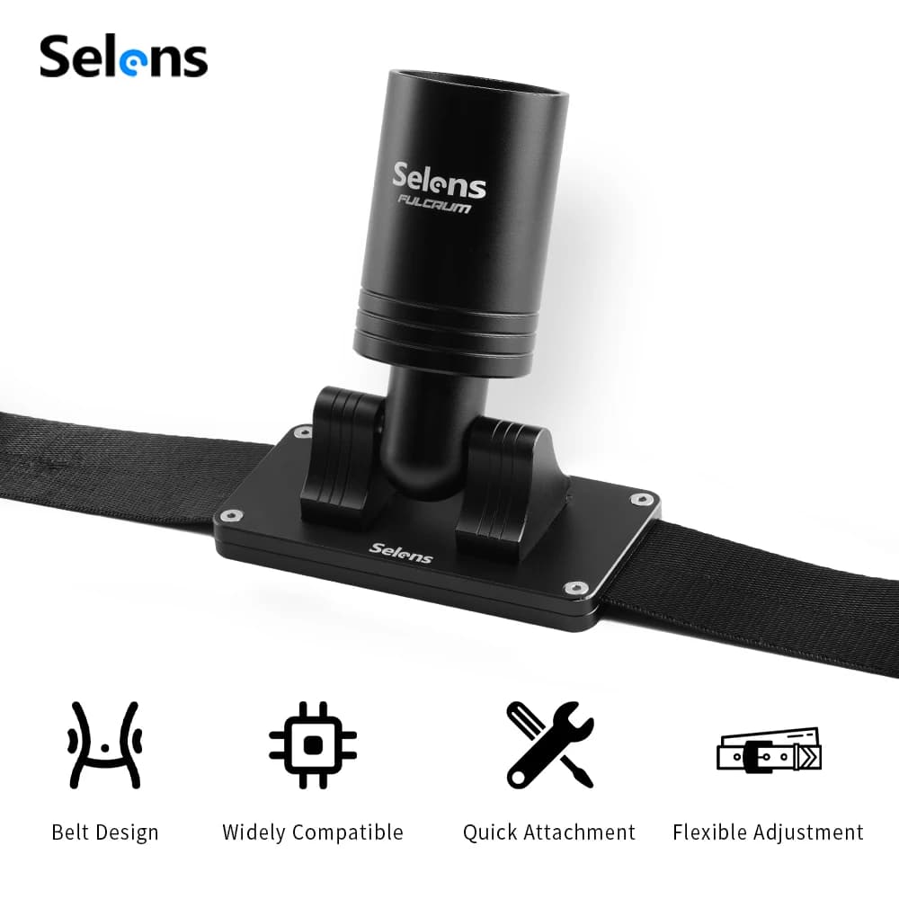 Selens Camera Accessories Belt with Strap Follow Focus Aluminum Ring Strap Strap Support for Adjustable Action Camera