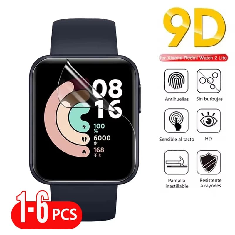 Pellicola idrogel per Xiaomi Redmi Watch 2 Lite HD Clear Cover Soft Screen Protector per Redmi Watch 2/2 Lite Smartwatch accessori