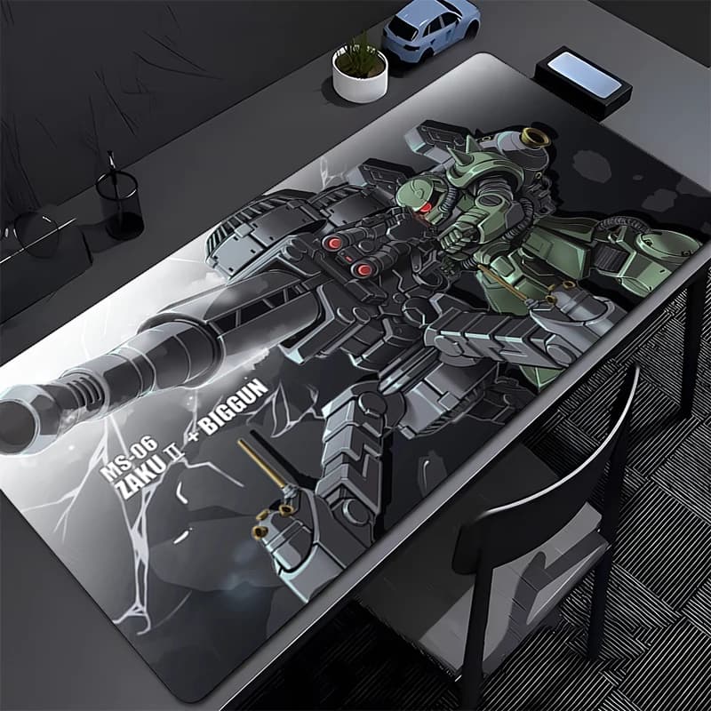 Tappetino per mouse grande per gamer, tappetino da scrivania per tastiera, tappetino in gomma per laptop, tappetino per mouse da gaming per notebook, tappetino per mouse meccanico Warrior G-Gundam Z-Zaku II