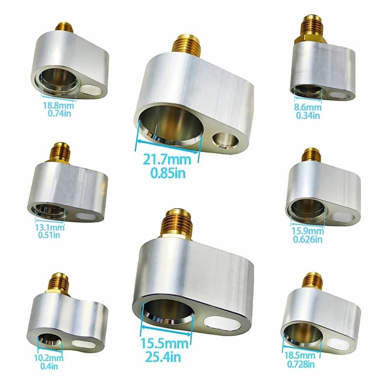1 pz/1 set Tappo di rilevamento perdite per climatizzatore auto, Interfaccia femmina per compressore pompa condensatore aria condizionata