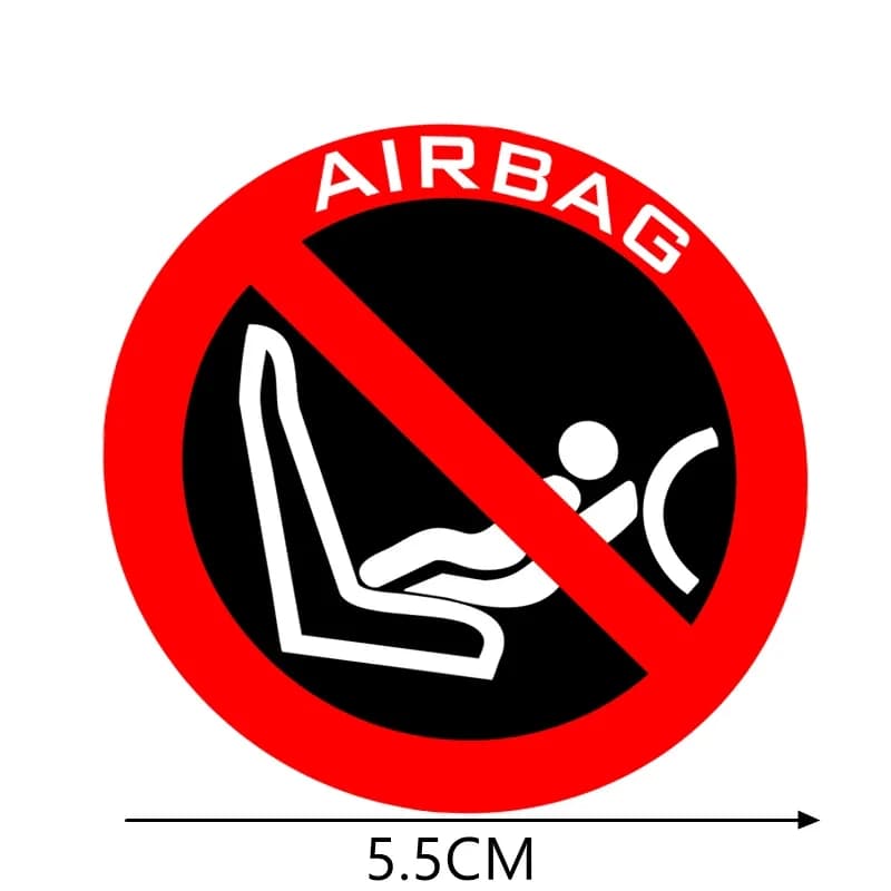 Car Sticker Aiirbag Vinyl Decalcomania Auto parts Auto Styling PVC raincoat 20 cm
