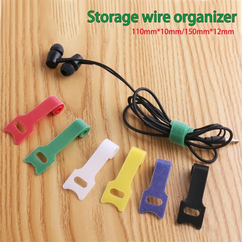 50PCS Cltgxdd Organizzatore di cavi Gestione dei cavi Avvolgicavo Nastro di protezione per fascette Accessori per telefoni Organizzatore di cavi