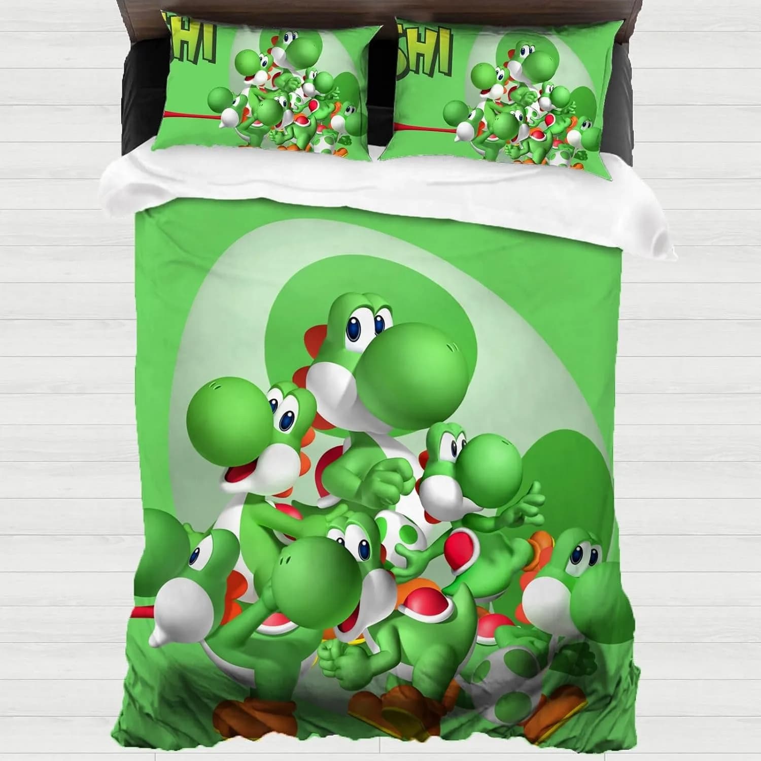 Game Yoshi's Island Copripiumino Federa Bed linen set Adult Boy Girl Bedroom Decoration Children Single Large Double