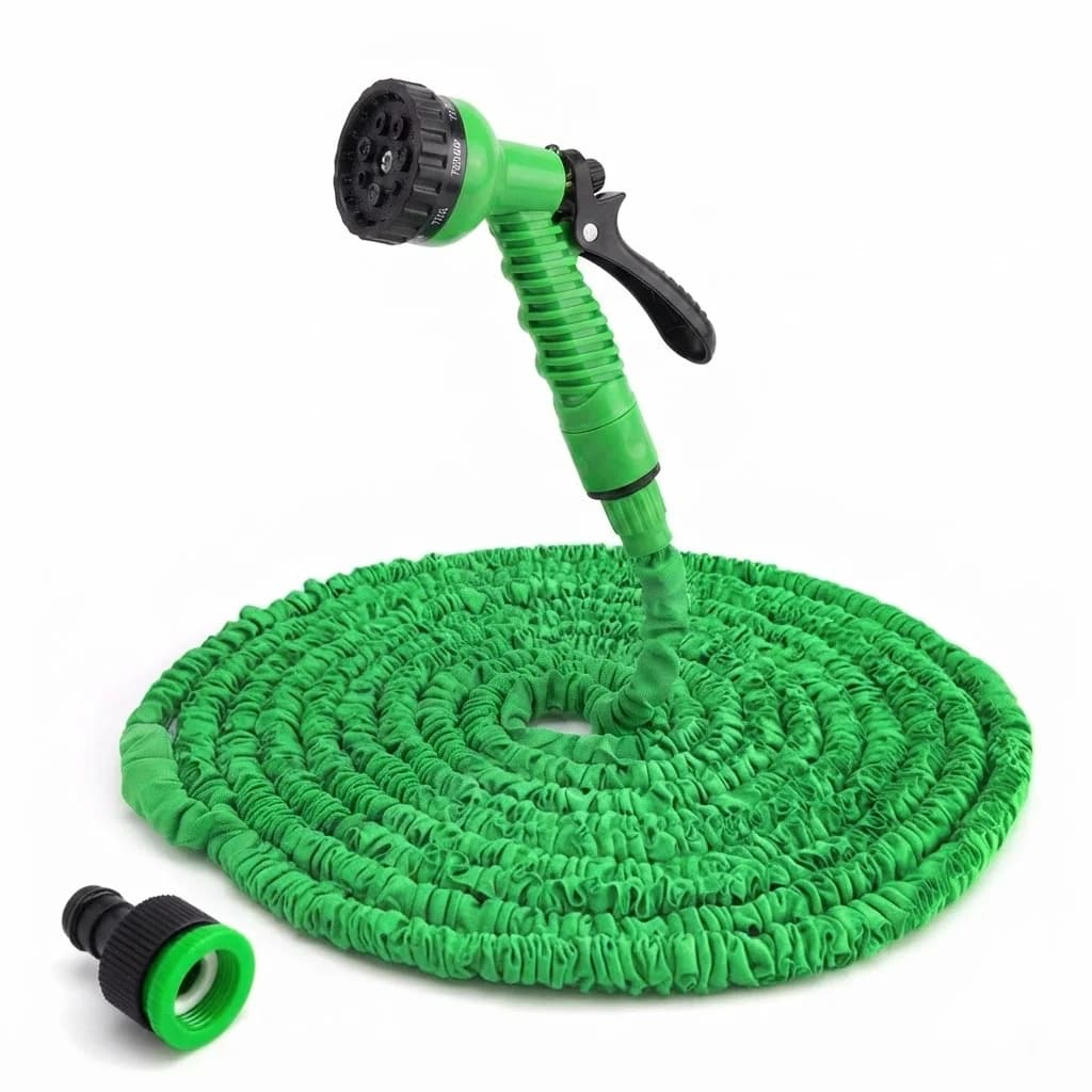 Expandable Magic Hose With 7 Water Spraying Functions High Pressure Car Wash Water Gun For Home Garden Watering Hose Cleaning