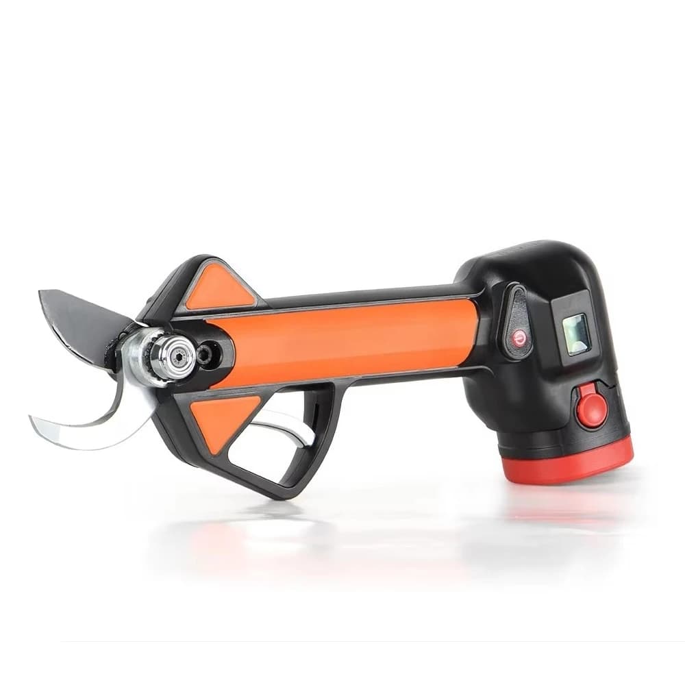 Electric pruning shears without brushes, portable battery shears with LCD display and SK5 blades for gardening shaft pruning