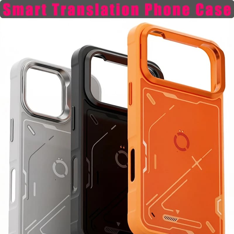 Smart Phone Case with AI Intelligent Translation Supports over 100 languages Translator for iPhone 17/16/15 pro max Protector