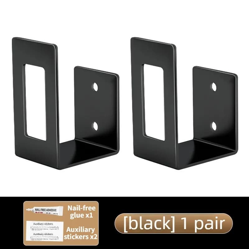 No Drill Wall Mount Pot Lid Holder & Cutting Board Rack, 2Pcs Stainless Steel Multilayer Kitchen Storage Organizer Shelf