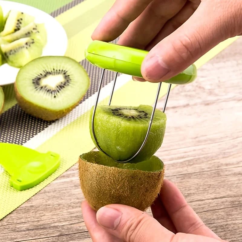 1 pz/Kiwi opener thickened independent package spoon by kiwi tool to peel kiwi artifact to divide fruit