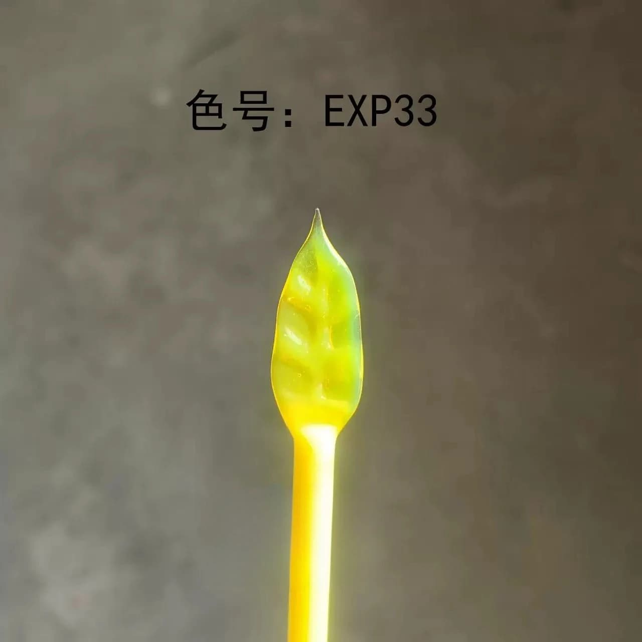 EXP33 Protein Color Yellow-green Bar Borosilicate Glass Bar Hard Material