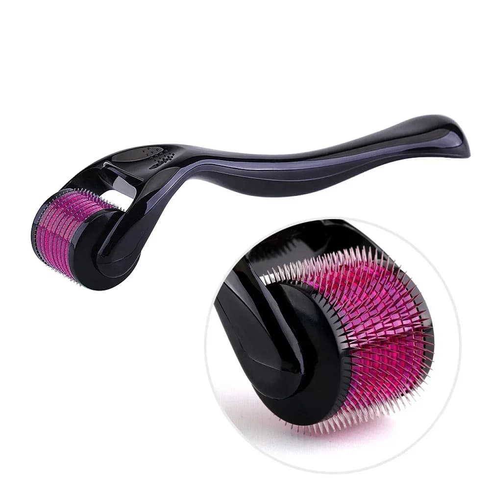 0.25mm 540 Derma Roller per la pelle del viso Corpo Cura del viso Crescita dei capelli Barba Acne Rughe Rimozione del sangue rosso Micro ago Trattamento