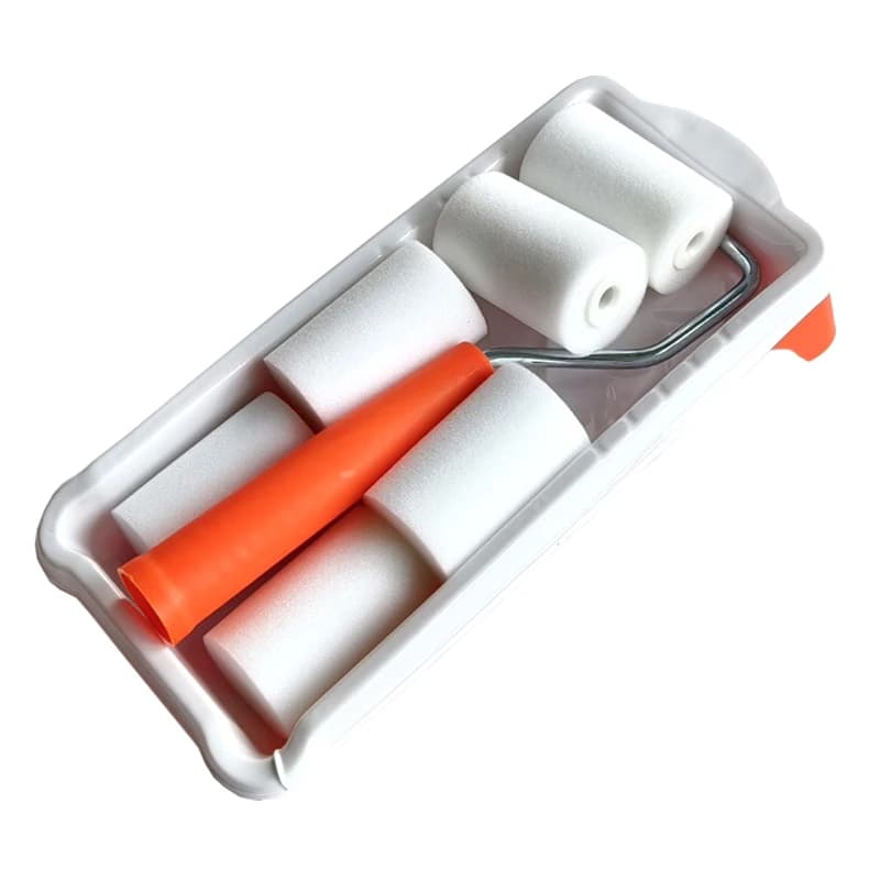 2 Inch Small Paint Roller Kit High-Density Foam Paint Roller Paint Tray Liner For Wall Painting ToolsHot
