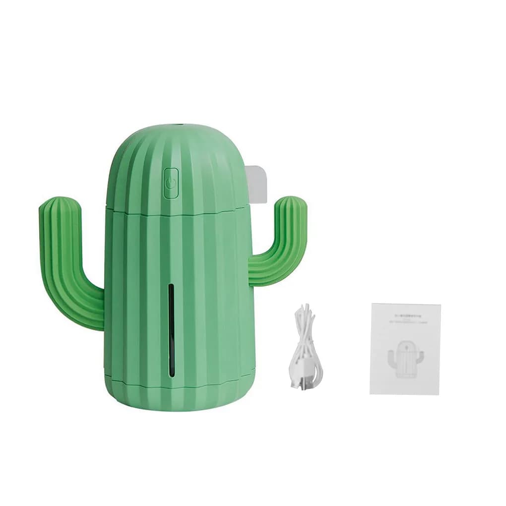 Mini Umidificatore da 340ml con LED, Diffusore Decorativo con Timer, Umidificatore d'Aria per Casa e Ufficio, a Batteria