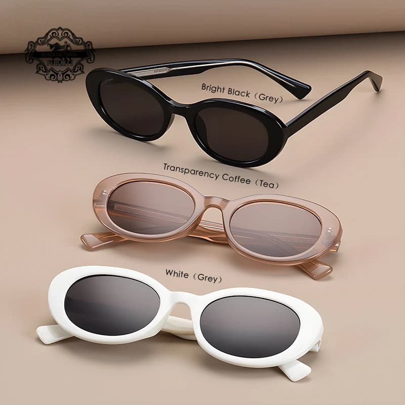 Vintage Cat Eye Sunglasses Women Men 2025 Fashion Goggle Brand Designer Sun Glasses Female Trends Shades Outside Eyewear UV400