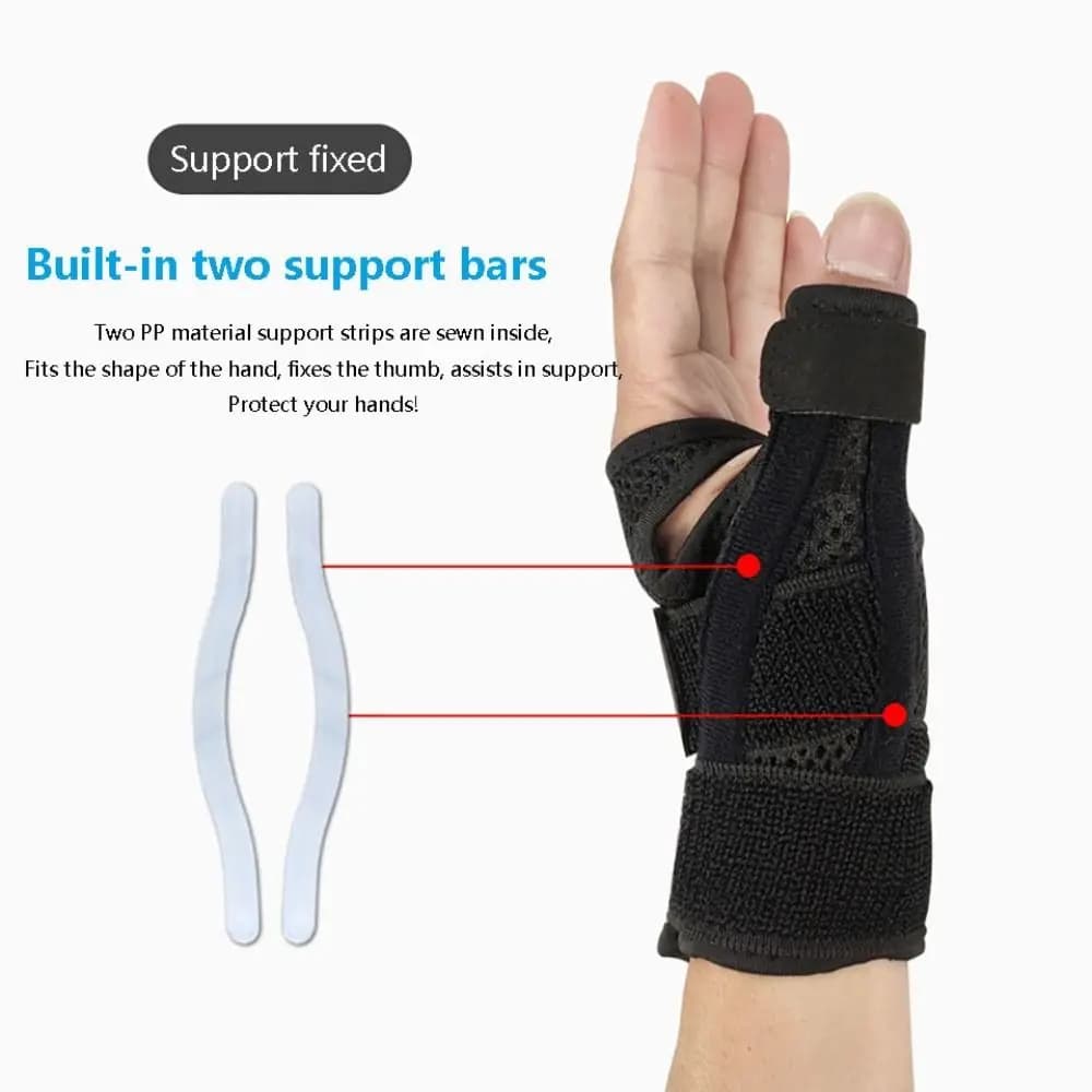 Polyerster Manicotto per pollice Tutore per polso Tendinite Protezioni per il polso traspiranti Fascia morbida Protezione per il polso elastica portatile per esterni