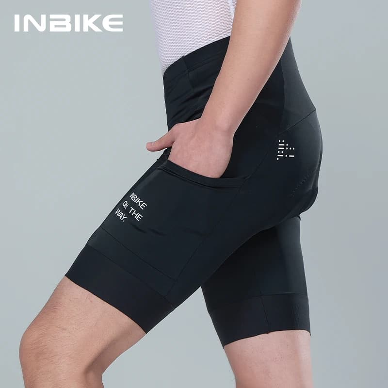 INBIKE summer cycling shorts cycling pants cycling cycling clothing men's shockproof Mountain Road Bike Tousers for men with pocket