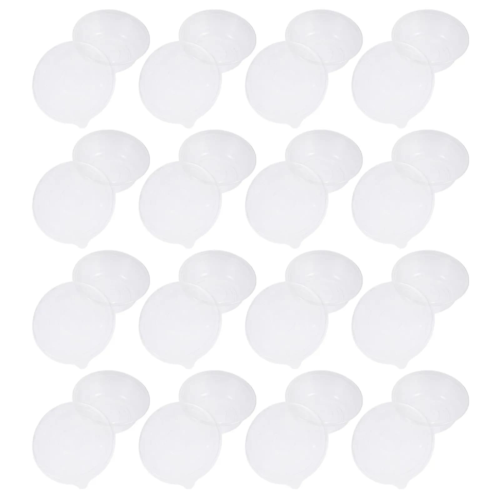 Set di 50 Ciotole Monouso con Coperchi, Ideali per Preparazione Pasti, Contenitori per Condimenti, Dessert e Salse