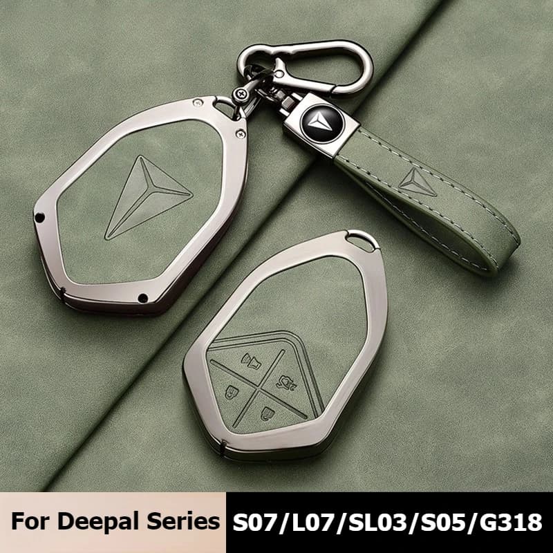 For Changan Deepal S07 L07 Car Key Case Cover SL03 G318 S05 Premium Key Case Shell Fob NFC Card Romote Key Protector Accessories