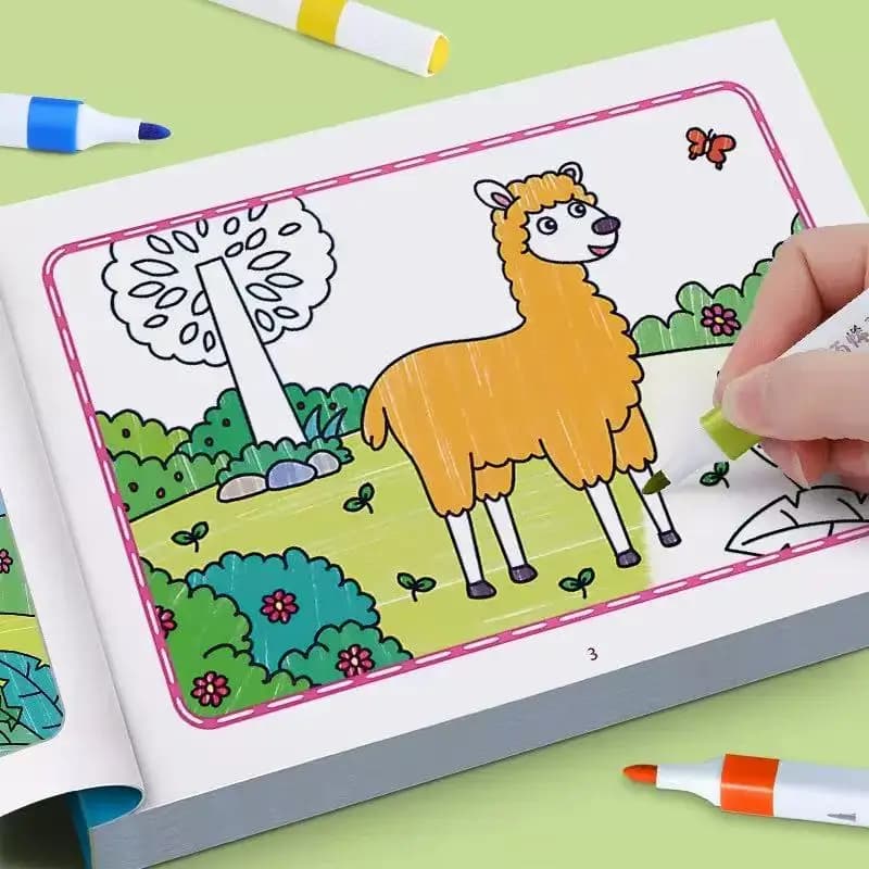 Quaderni e Blocchi da Disegno per Bambini, Libri da Colorare con Animali, Giocattoli Educativi per la Scuola e la Prima Infanzia