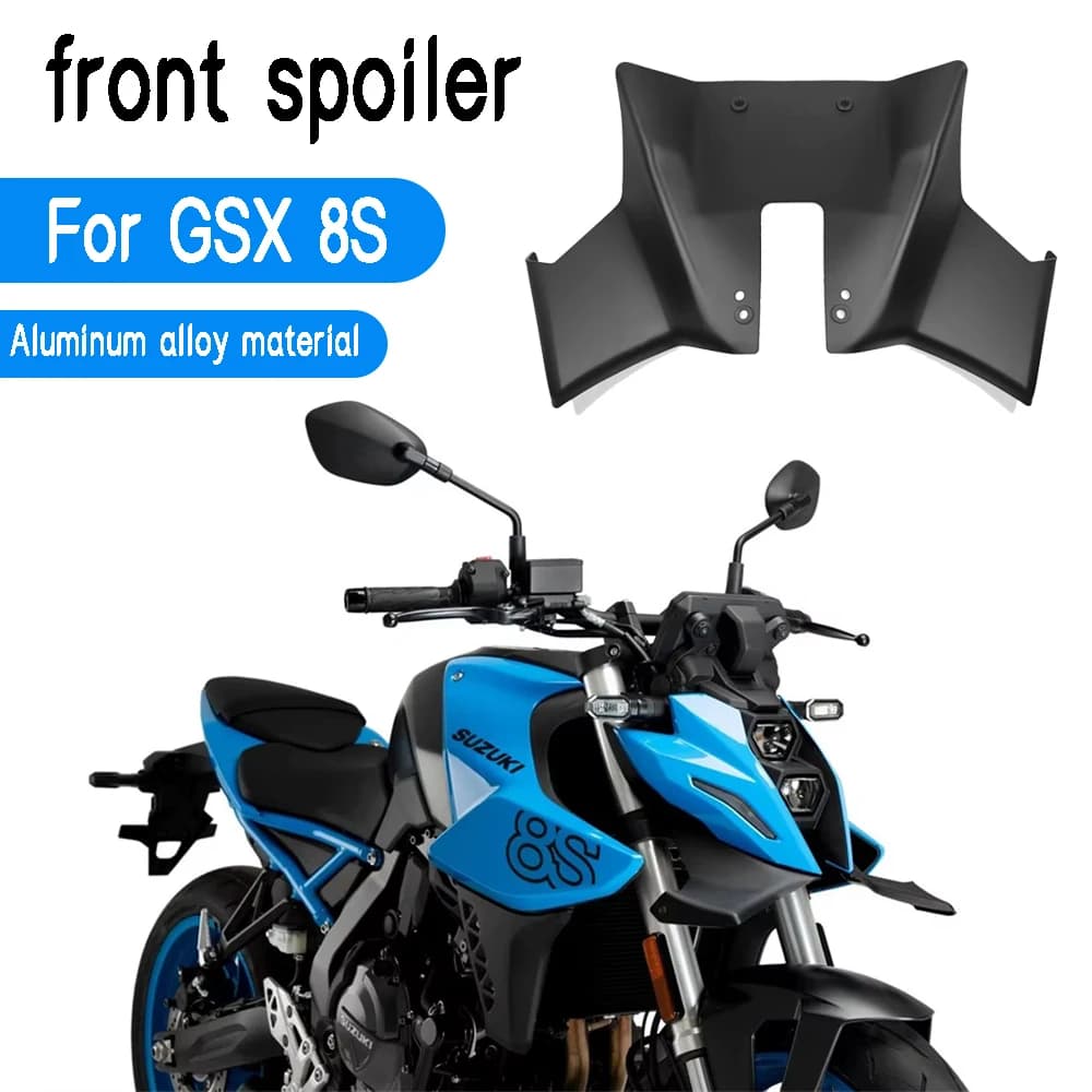 Per GSX-8S 2023 2024 moto spoiler anteriore esposto kit ala aerodinamica spoiler accessori moto GSX-8S GSX 8S GSX8S