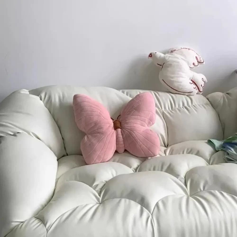 New Cute Butterfly Pillow Fashion Girl Pink Bedhead Pillow Sofa Decoration Home Textile Cushion Throwing Pad