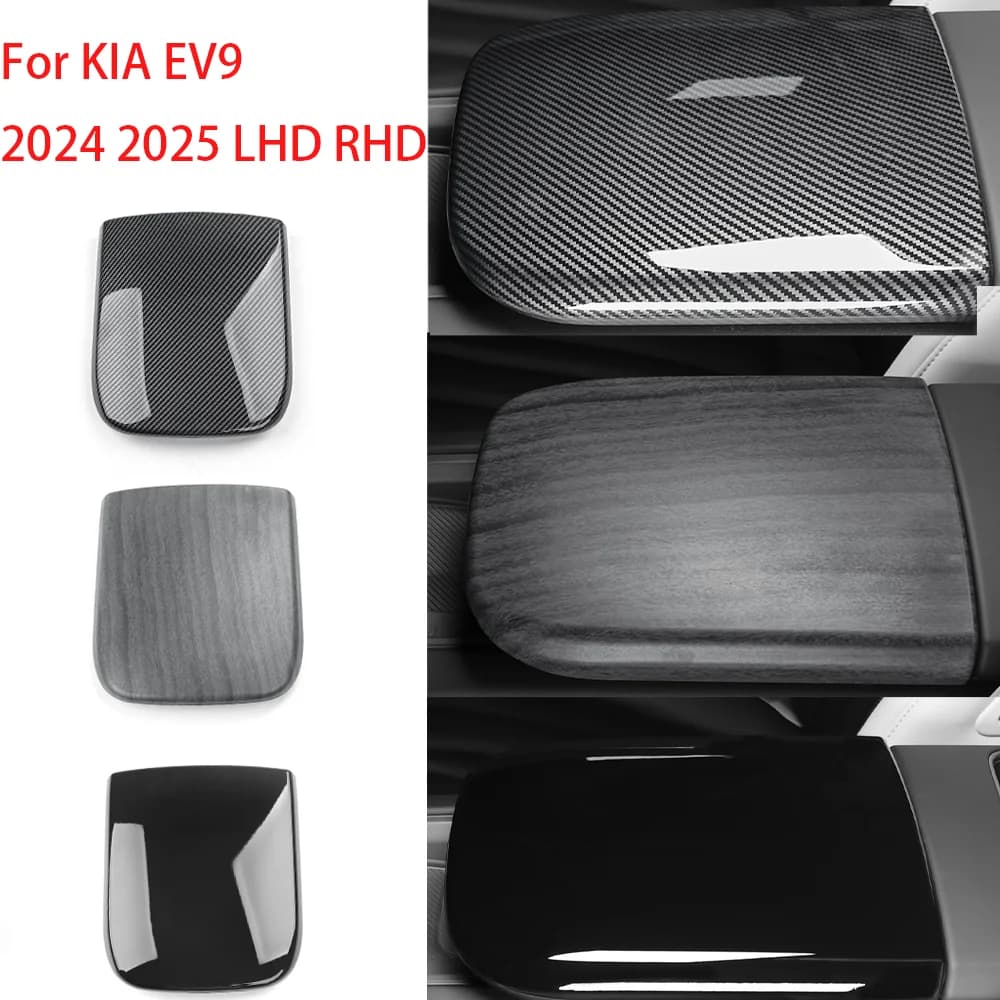 Per KIA EV9 2024 2025 LHD RHD, Copertura del Pannello Portaoggetti del Bracciolo in ABS, Decorazione Interna per Console Centrale, Accessori Auto