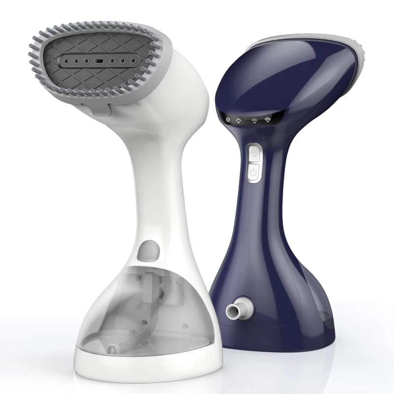 Piroscafo e ferro da stiro portatile Protezione spegnimento automatico da 1400 W, grande serbatoio dell'acqua portatile per rimuovere le rughe