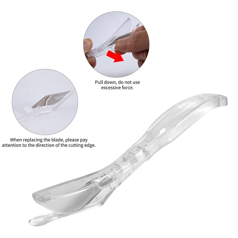 Safety Vinyl Film Cutter Multi‑Functional Plastic Cutting Knife for Car Window Tint PPF Installation Auto Wrapping Film Cutting