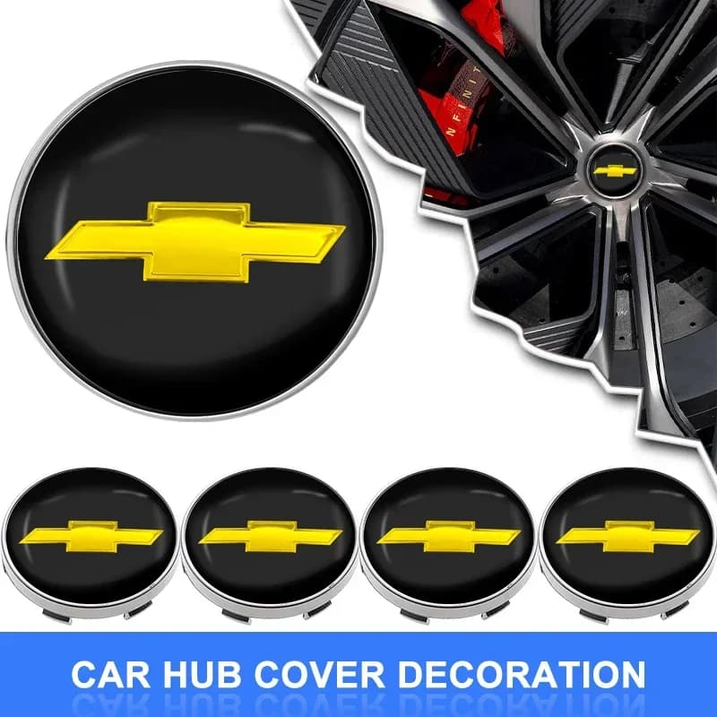 4 pz 60mm Auto Wheel Center Hub Tappo Centrale Cerchione Mozzo Copertura Antipolvere Per Chevrolet Captiva Colorado Cruze Spark Malibu Auto Trax