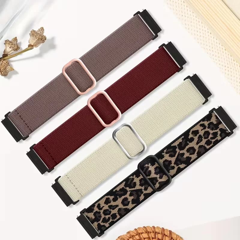 Cinturino in nylon elastico per Amazfit GTS 4/3/2/Mini/GTR 4/3/3 Pro/2/2e Sport 20mm/22mm braccialetto ad anello per Amazfit bip 6-5-3/u/pro band