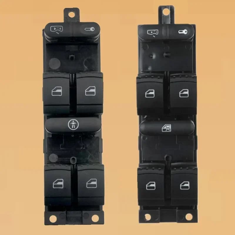 Finestra di Potere Interruttore di Controllo Pulsante Rosso 9pin PER Volkswagen Bora Jetta VW Golf MK4 Passat B5 Seat Leon Toledo 1J 4959857 3BD 959857