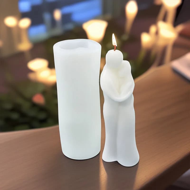 1 pezzo, stampo in silicone per candele aromateriche nella serie del corpo umano, stampo per ornamenti in pietra profumata di sapone fatto a mano per hum