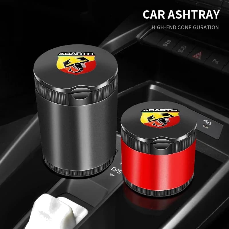 Auto LED Posacenere Spazzatura Vassoio di Sigari Organizzatore di Stoccaggio per Abarth Fiat 500 Punto Stilo Bravo Ducato Freemont 124 600 Panda Siena