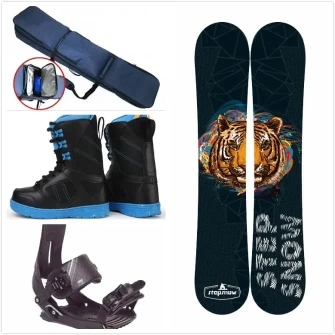 2025ski snowboard e scarponi da neve set da snowboard con scarpe da neve leganti