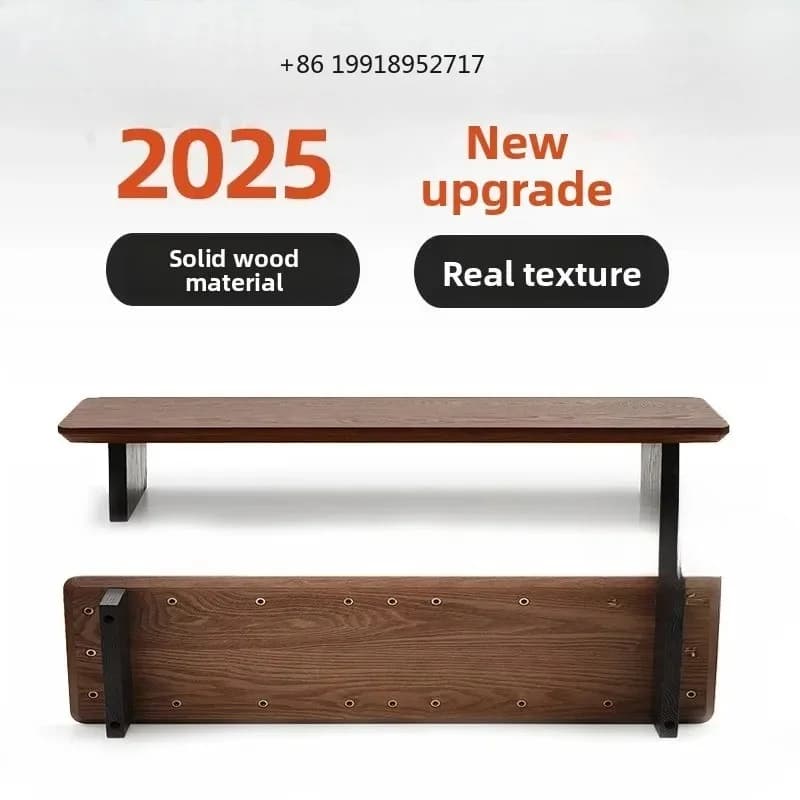 Solid Wood Monitor Riser Stand Modular Desktop Storage Rack Computer Desk Organizer Display Base for Office Setup JJ160